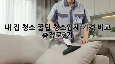 내 집 청소 꿀팁🍯 청소업체 가격 비교 (충정로2가)